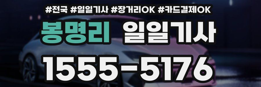 봉명리 일일기사