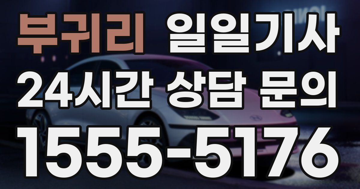 일일대리기사