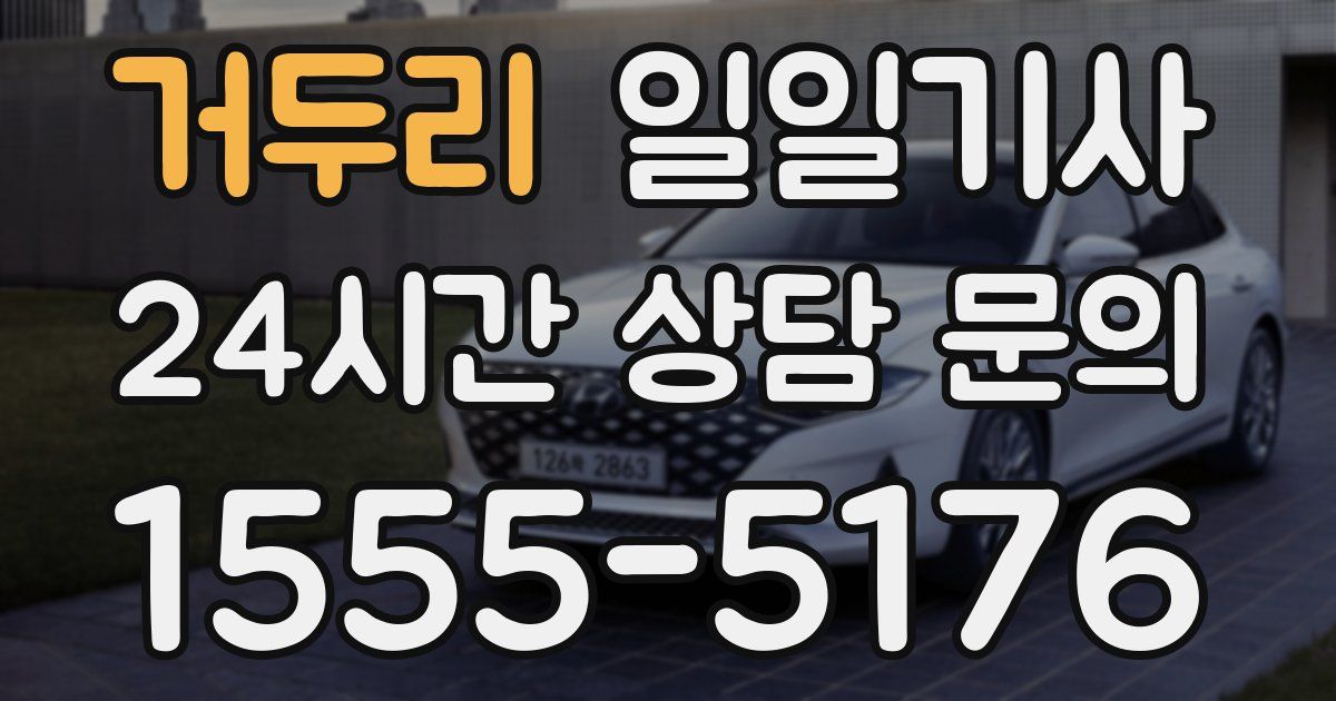일일대리기사