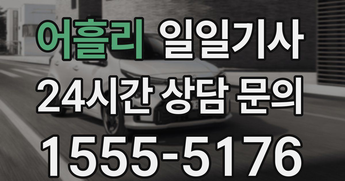 일일대리기사