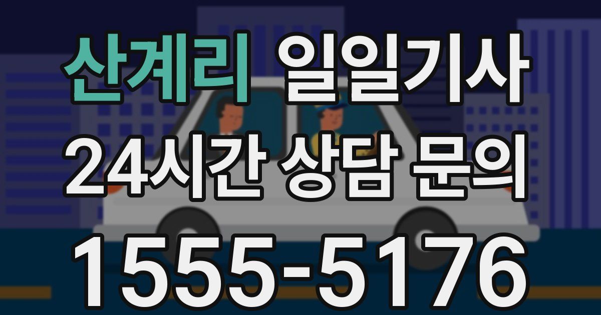일일대리기사