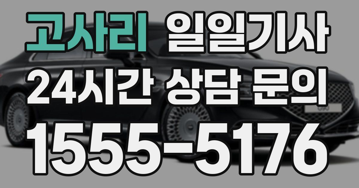 일일대리기사