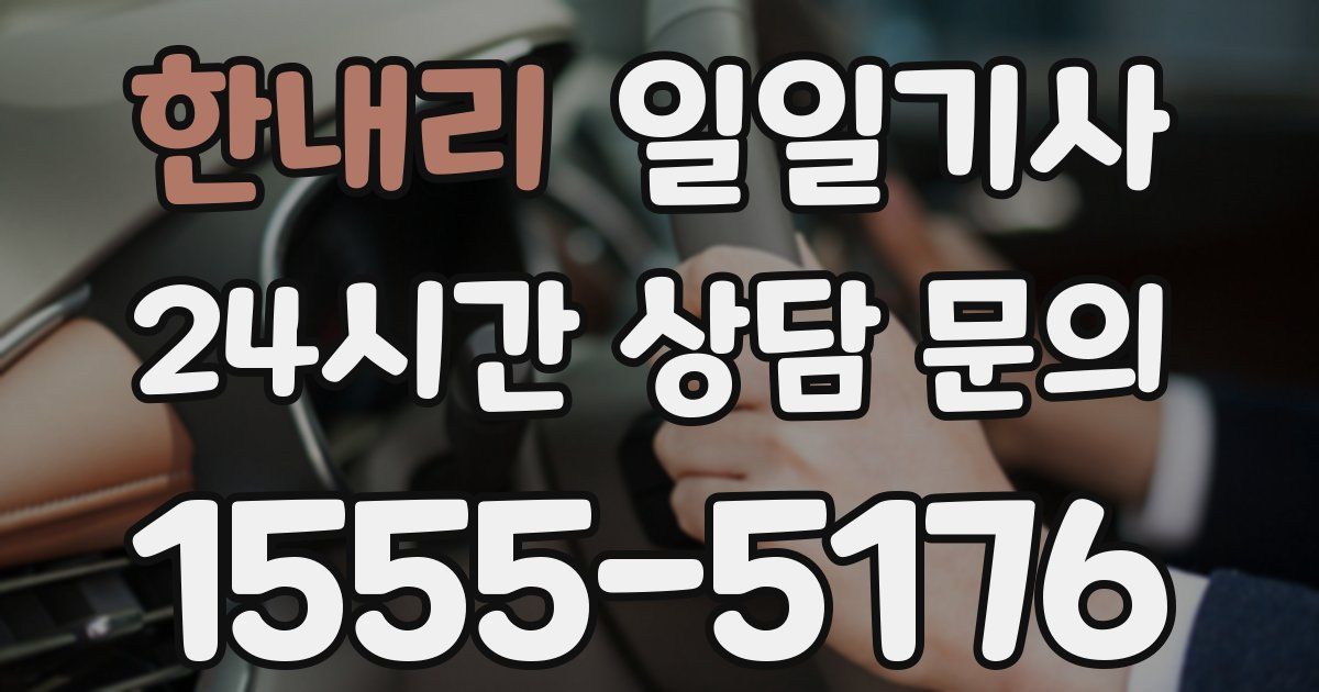 일일대리기사