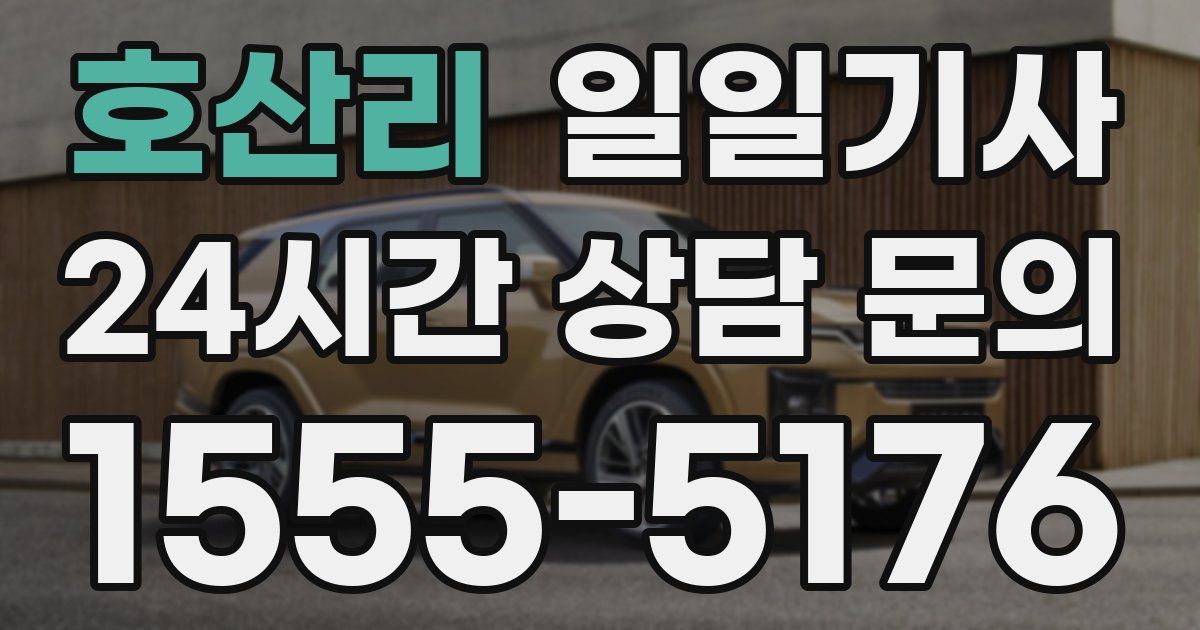 일일대리기사