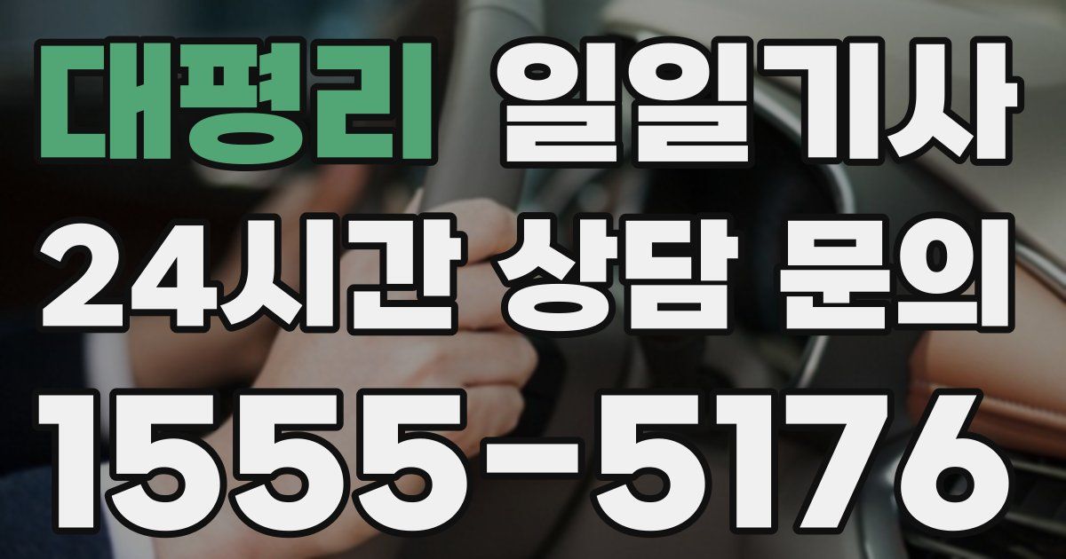일일대리기사