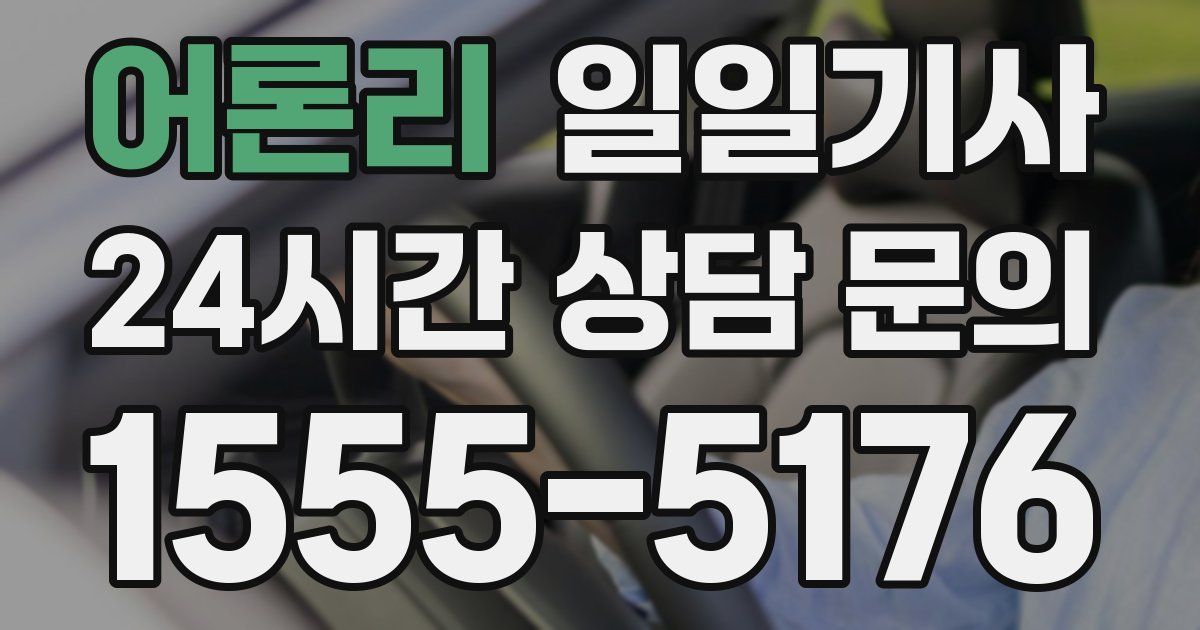 일일대리기사