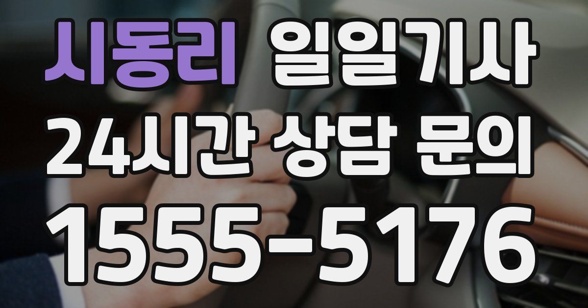 일일대리기사