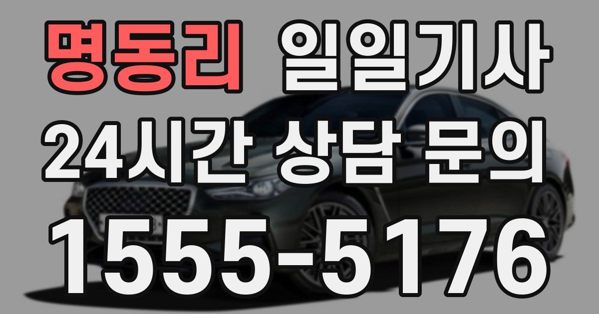 일일대리기사