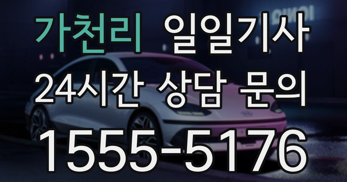 일일대리기사