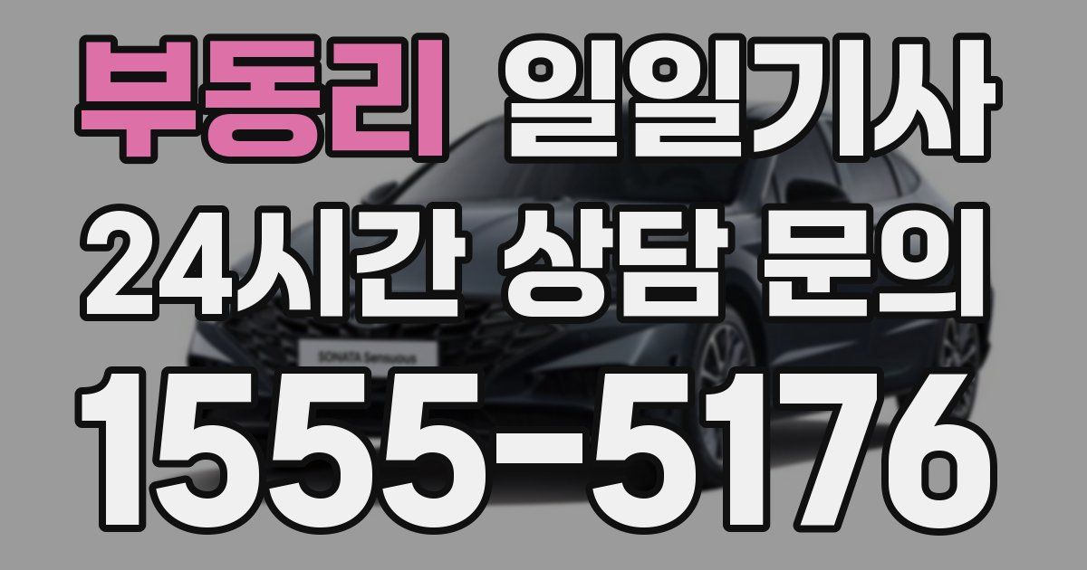 일일대리기사