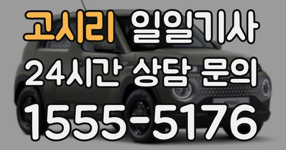 일일대리기사