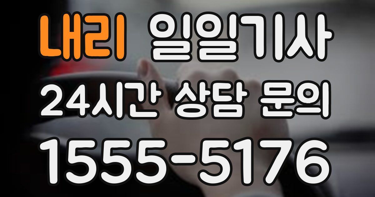 일일대리기사