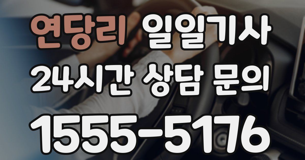 일일대리기사