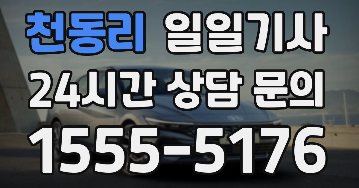 일일대리기사