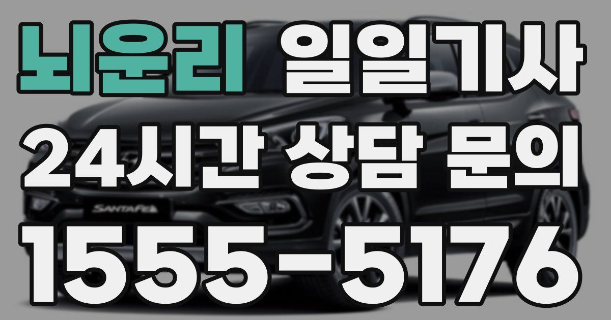 일일대리기사
