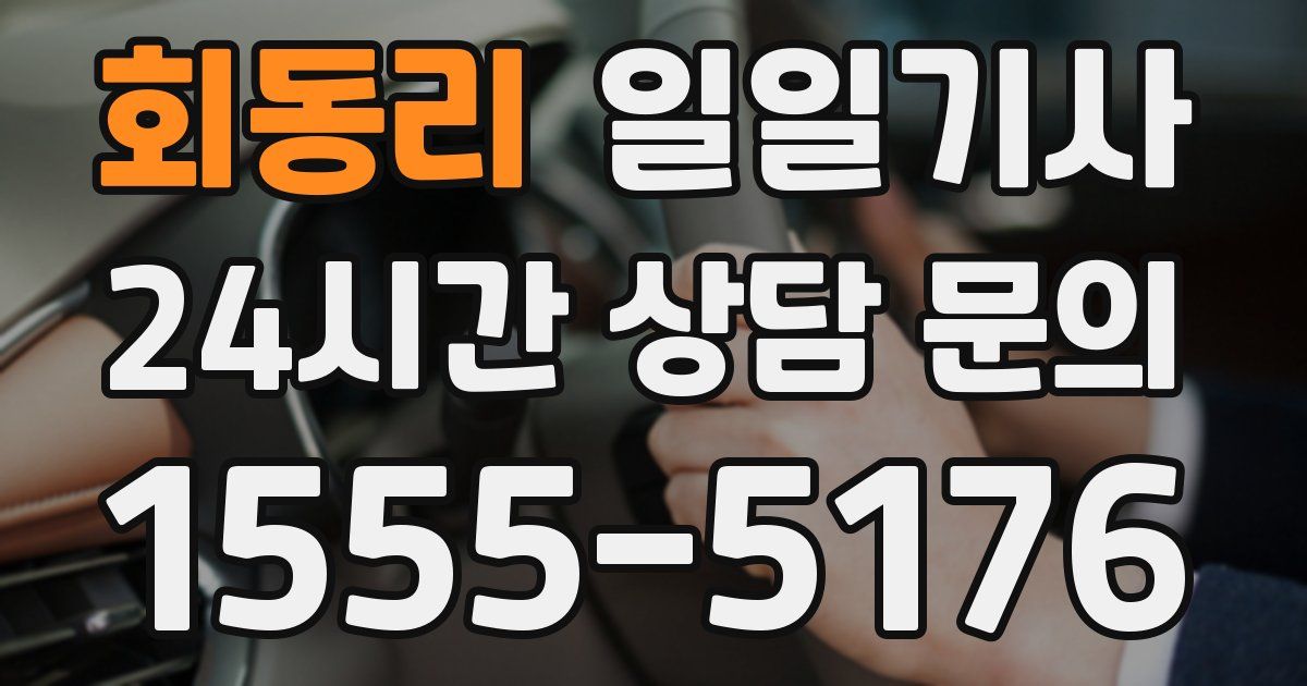 일일대리기사