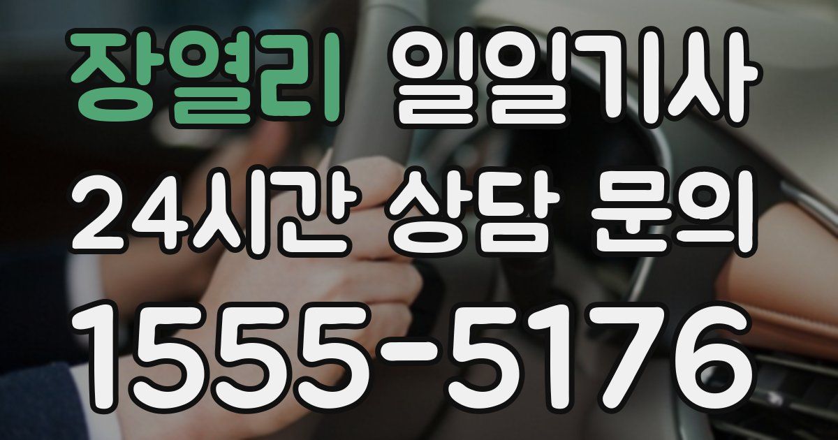 일일대리기사