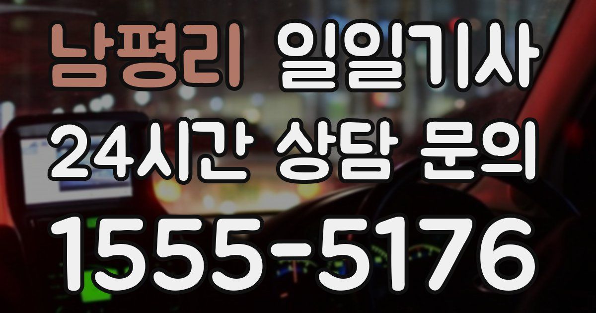 일일대리기사