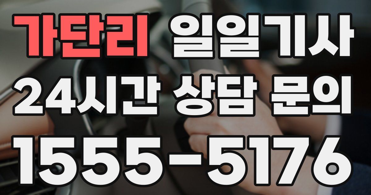 일일대리기사