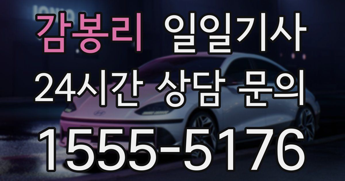 일일대리기사