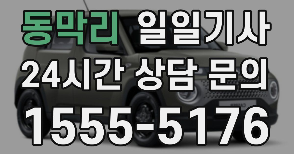 일일대리기사