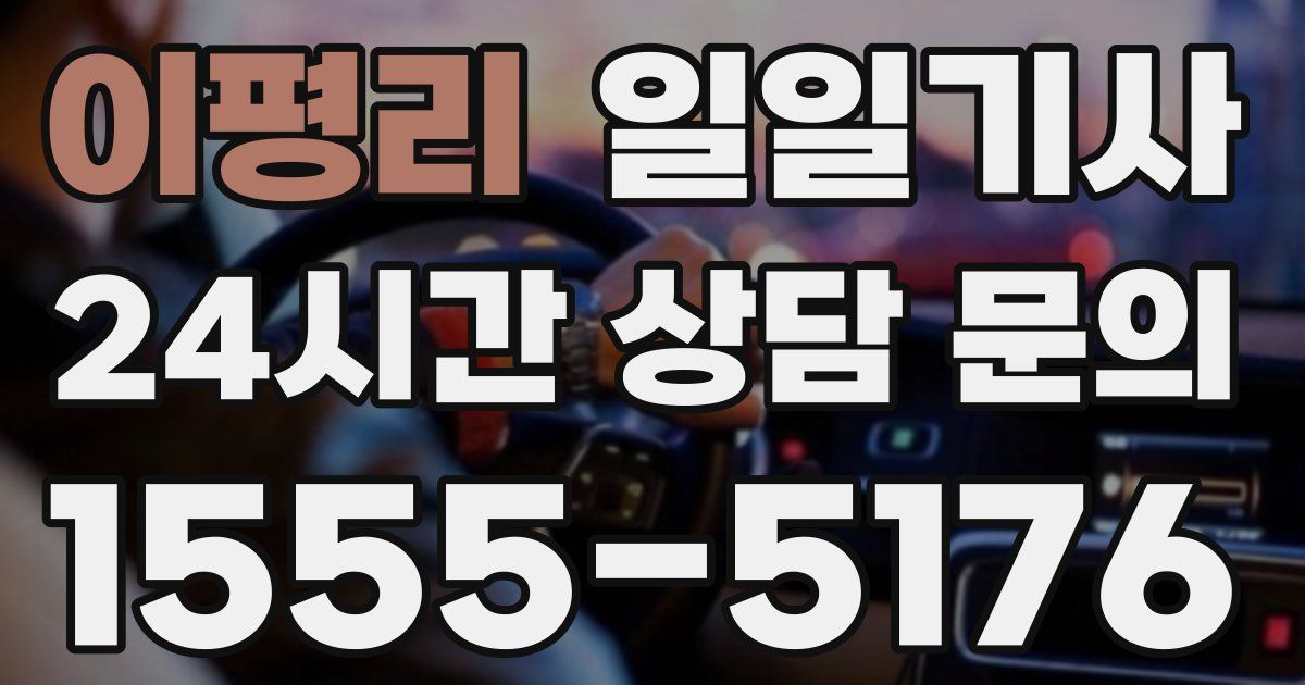 일일대리기사