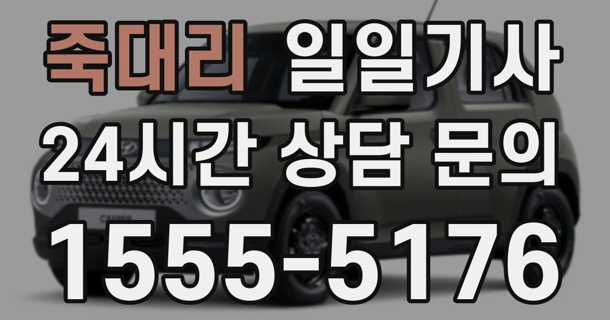 일일대리기사