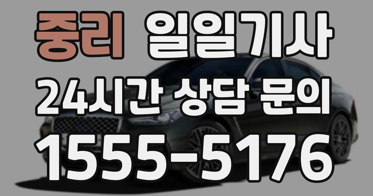일일대리기사