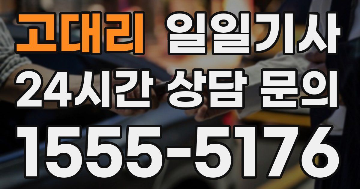 일일대리기사