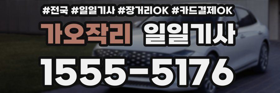 가오작리 일일기사