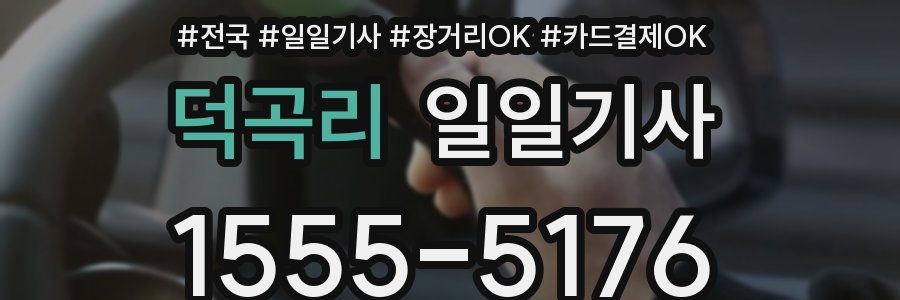 덕곡리 일일기사