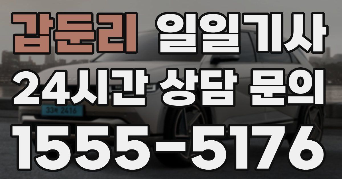 일일대리기사