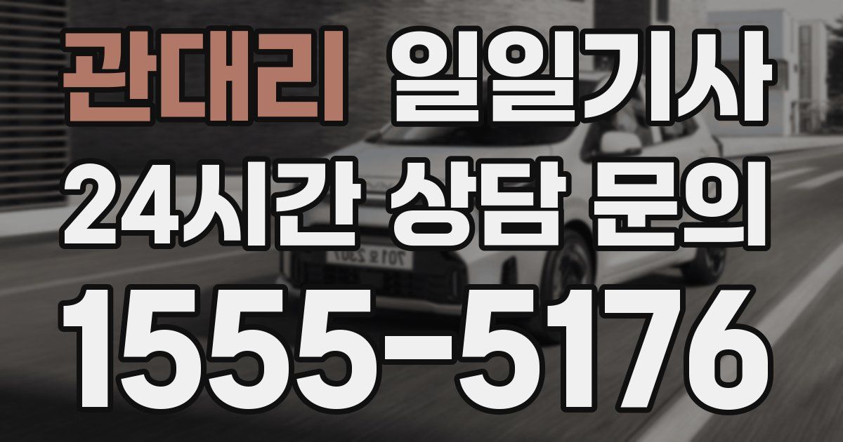 일일대리기사