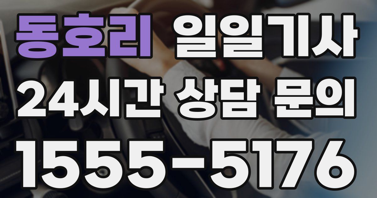 일일대리기사