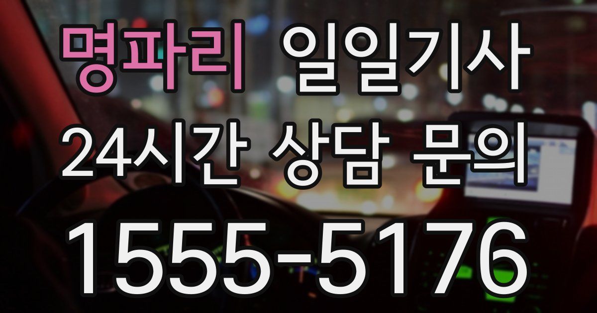 일일대리기사