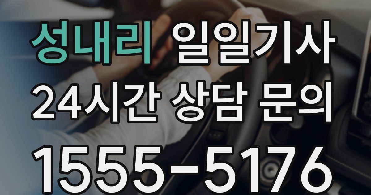 일일대리기사