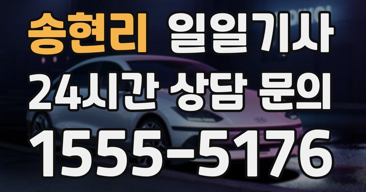 일일대리기사