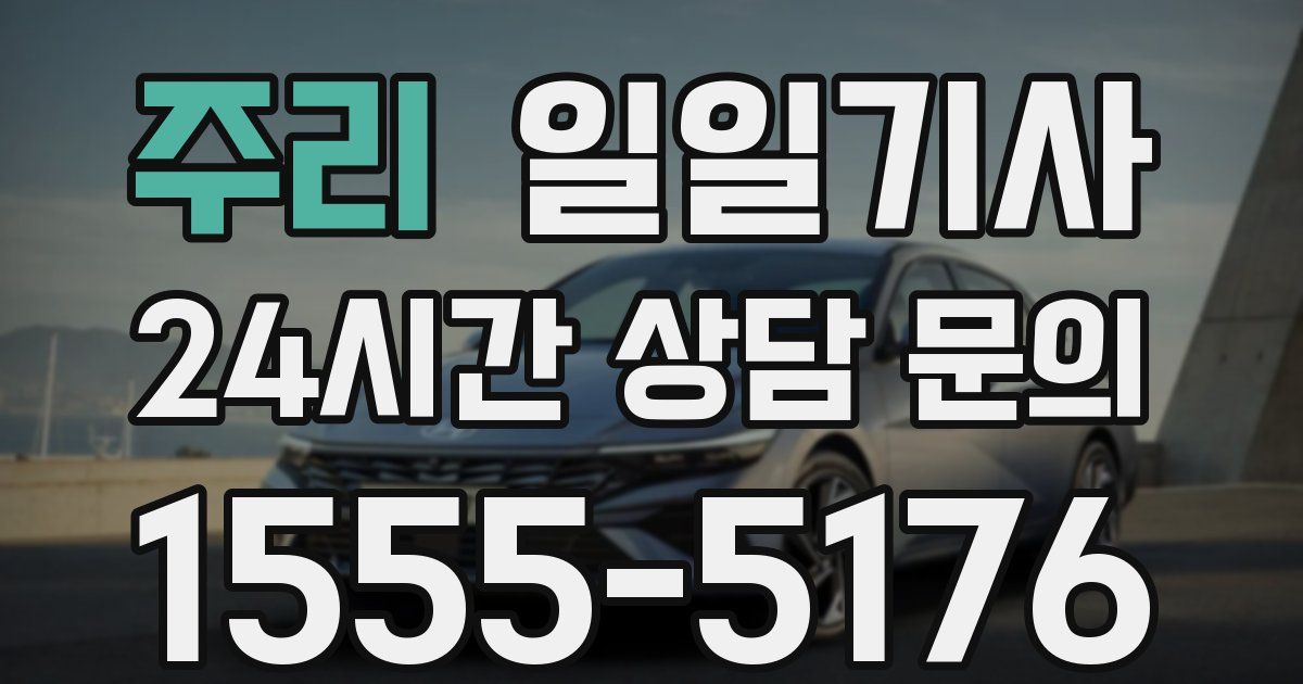 일일대리기사
