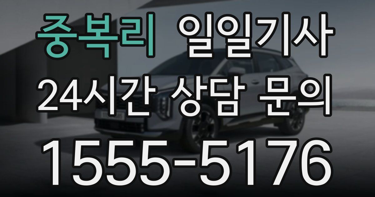 일일대리기사