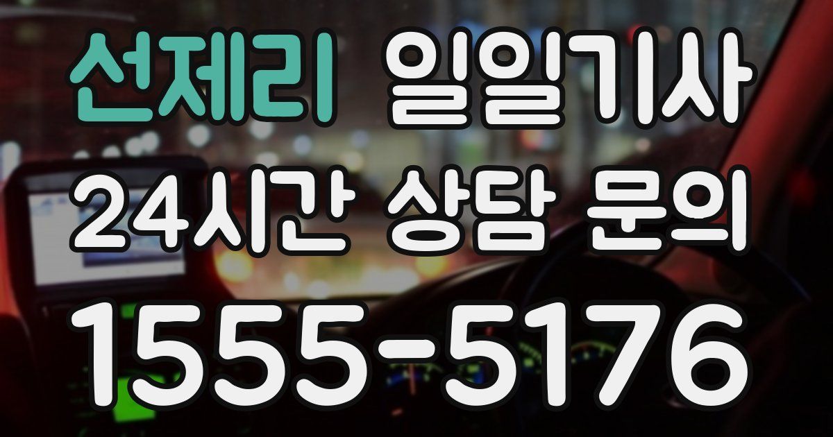 일일대리기사