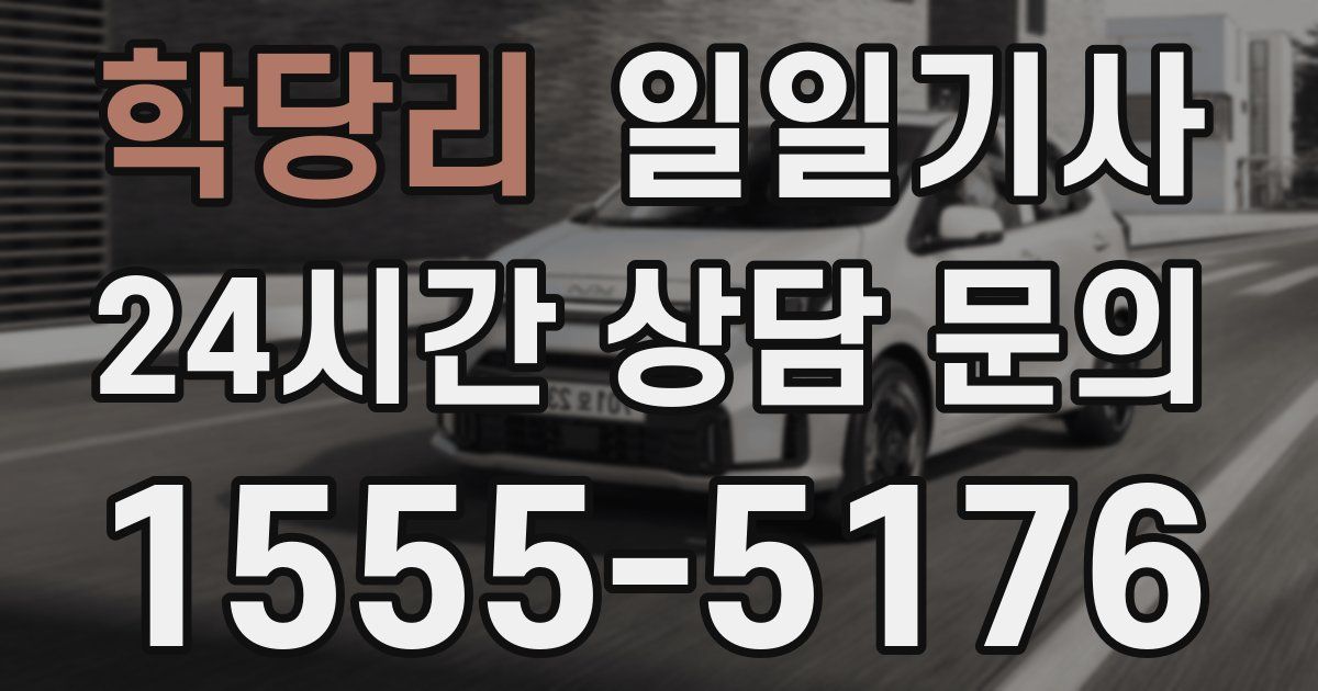 일일대리기사