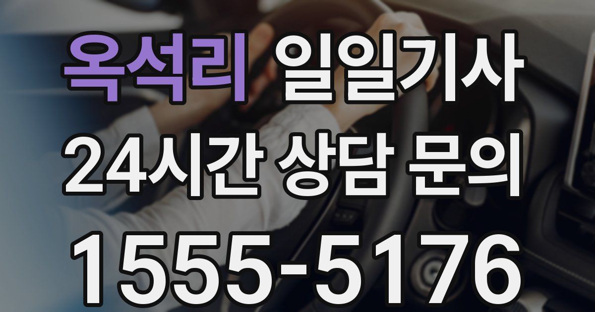 일일대리기사