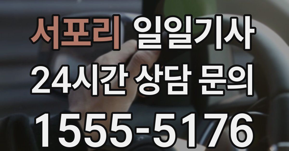 일일대리기사