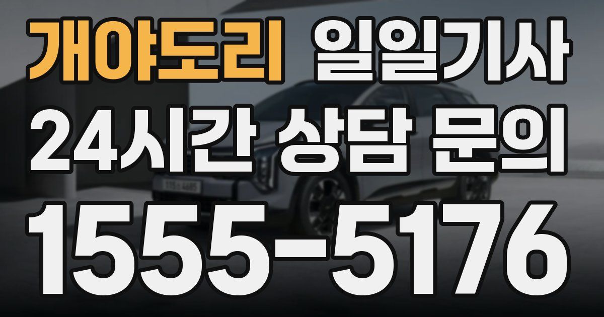 일일대리기사
