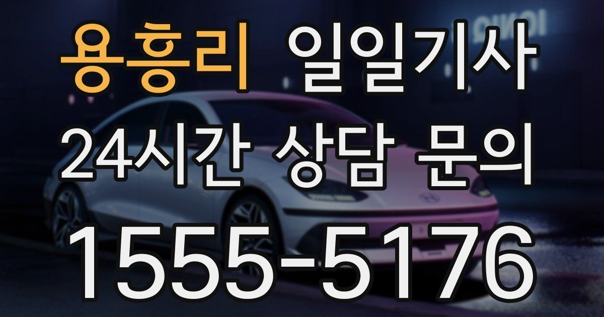 일일대리기사