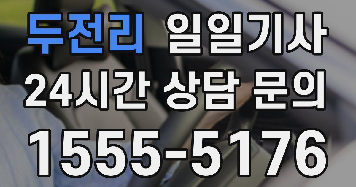 일일대리기사