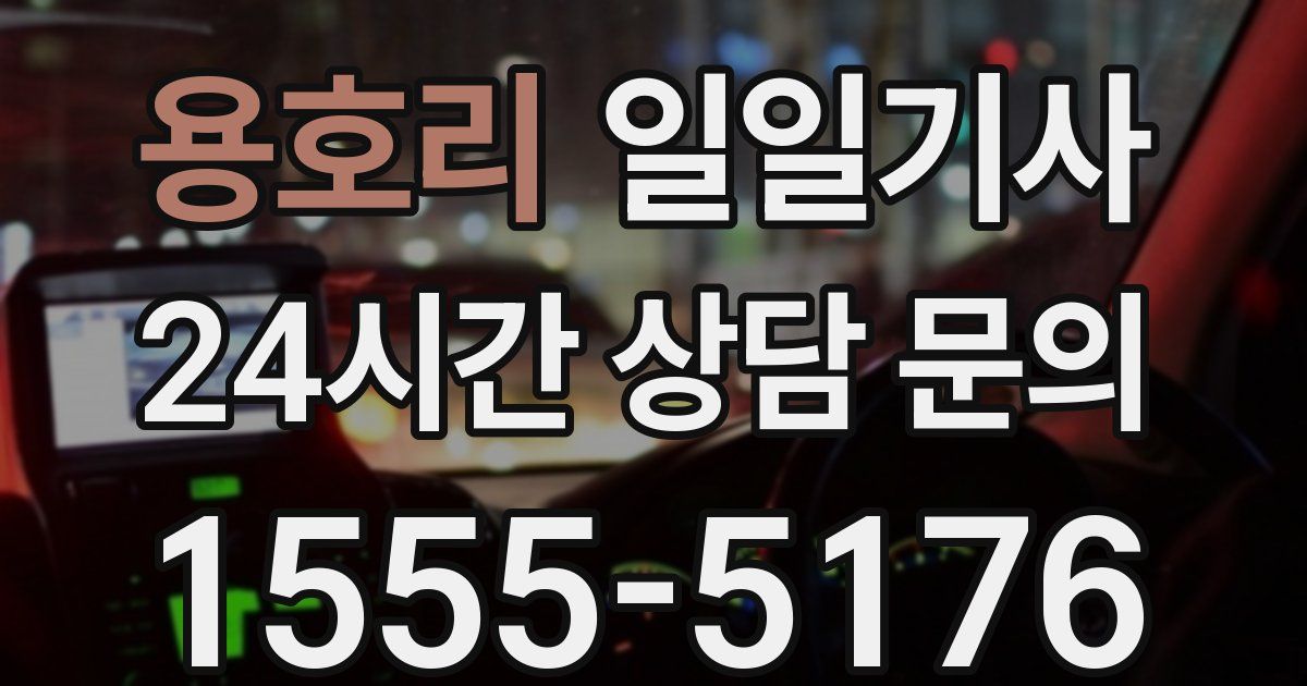 일일대리기사