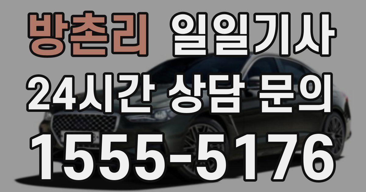 일일대리기사