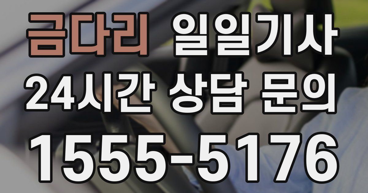 일일대리기사