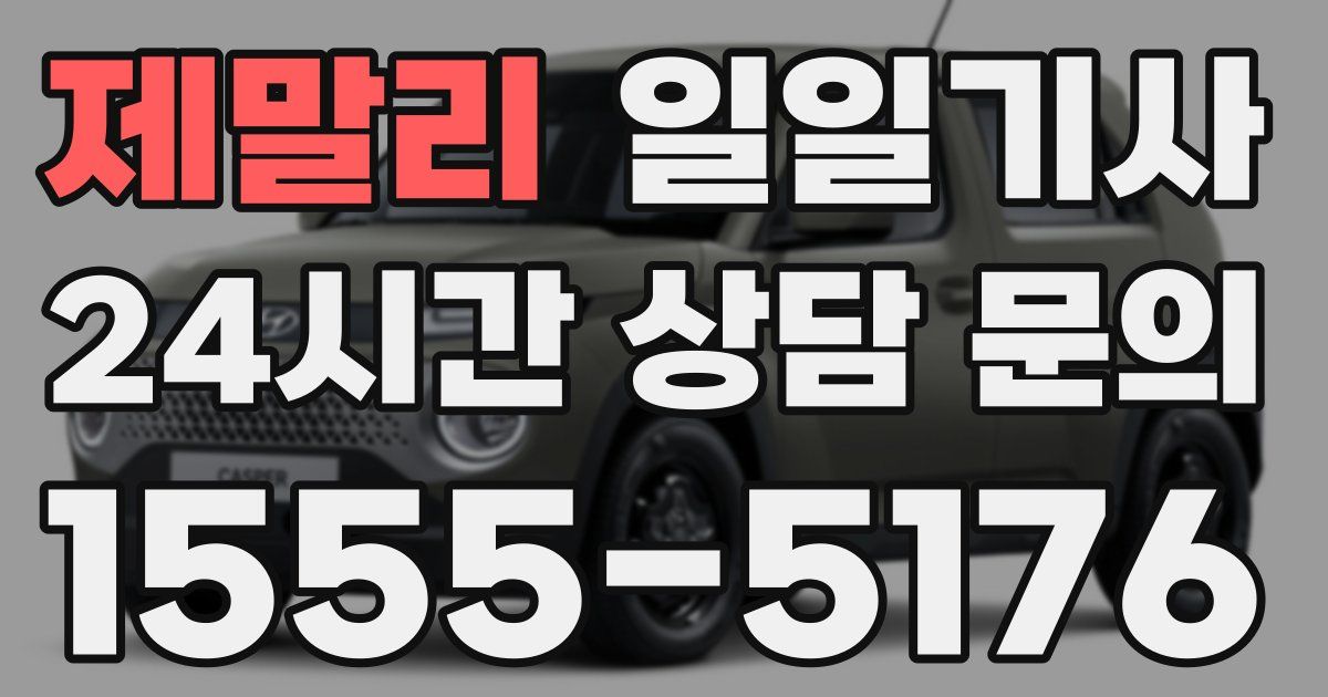 일일대리기사